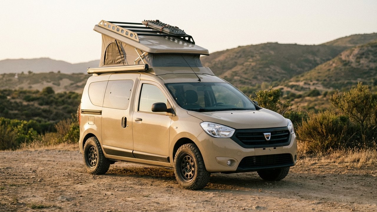 Dacia Sandman, camping-car compact avec design angulaire et sportif