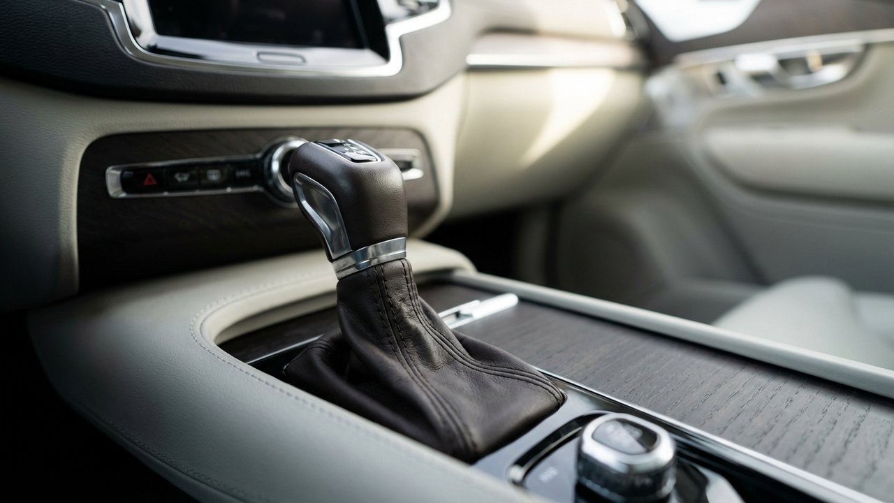 Levier de boîte automatique avec les positions P, R, N et D