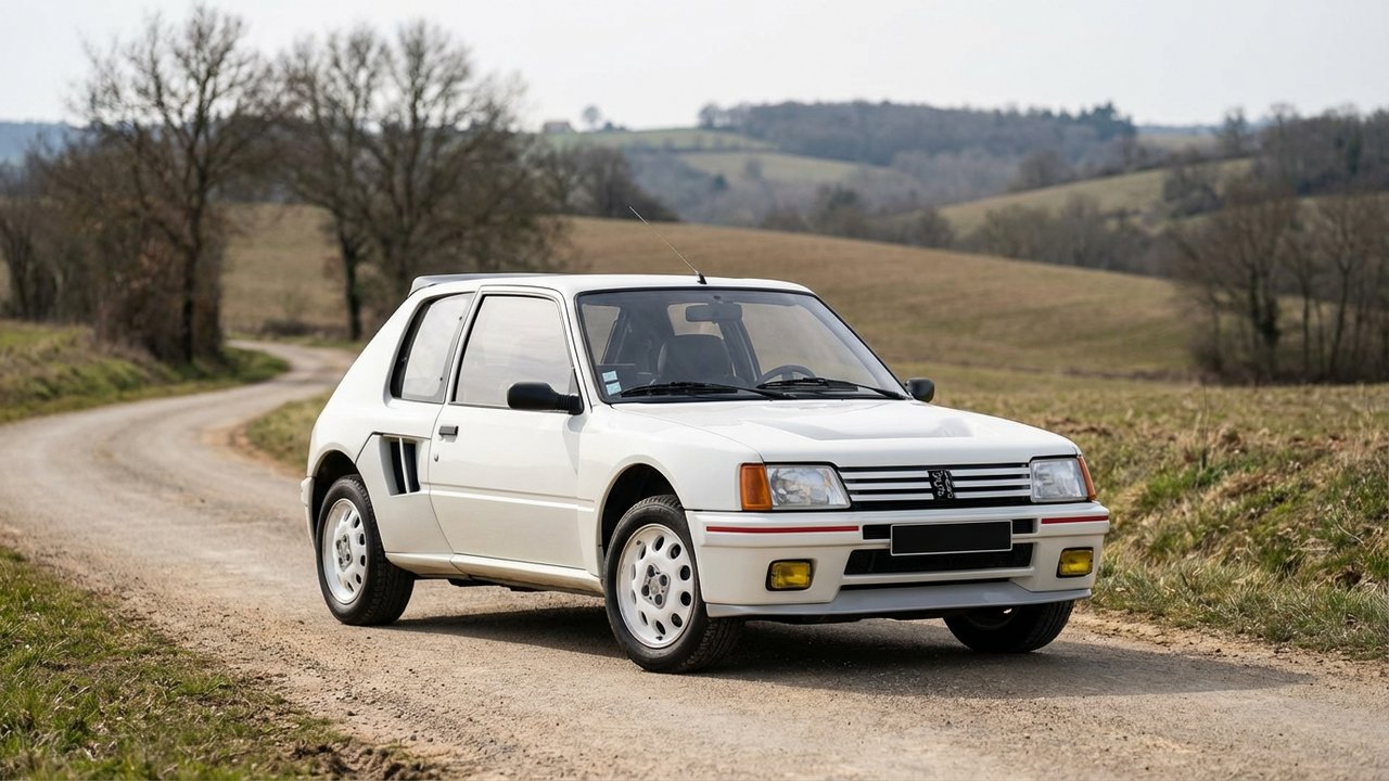 Peugeot 205 Turbo 16, légende du rallye Groupe B des années 1980
