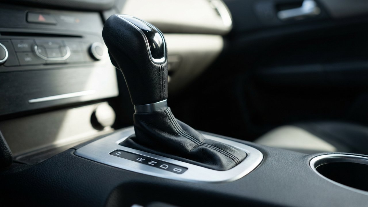 Positions du levier de boîte automatique : P, R, N, D et mode S