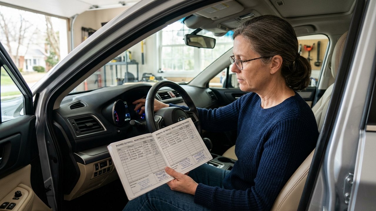 Vérification du kilométrage et de l'historique d'entretien avant de revendre sa voiture