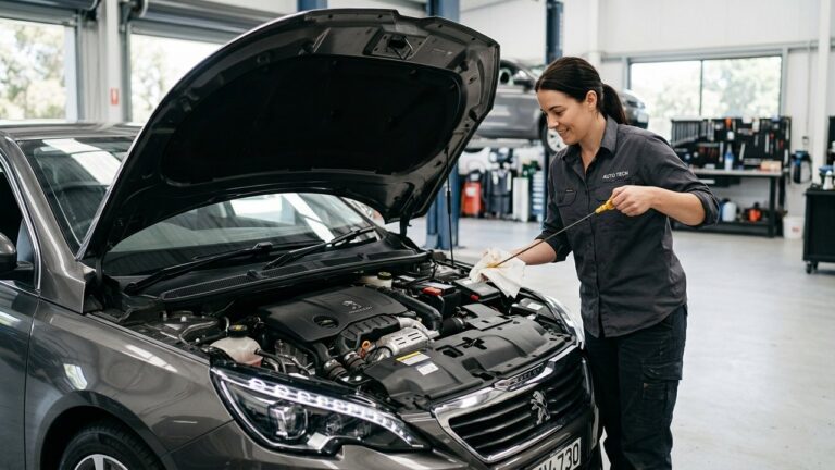 Vérification du fluide de transmission automatique EAT6 sur Peugeot 308
