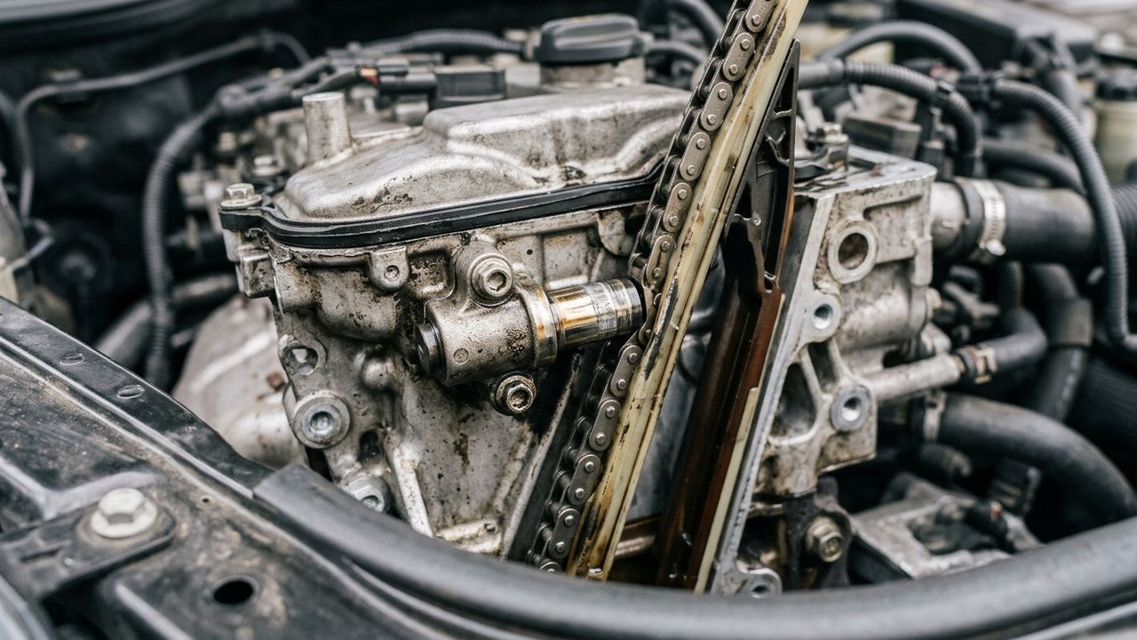 Chaîne de distribution défectueuse sur moteur Mini Cooper N14