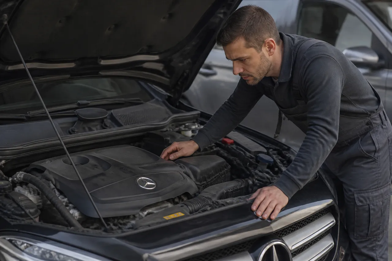Inspection d'un Mercedes GLA d'occasion