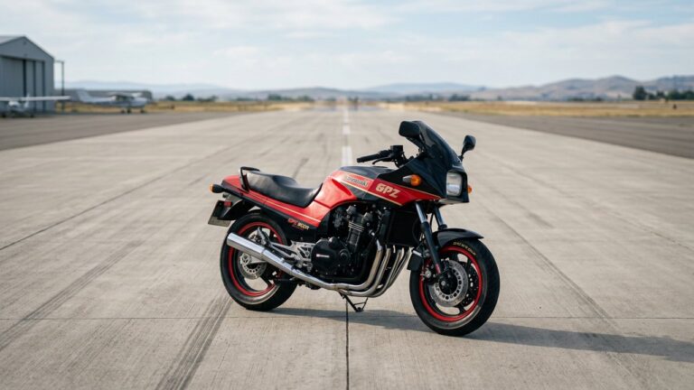La Kawasaki GPZ 900R, moto mythique du film Top Gun
