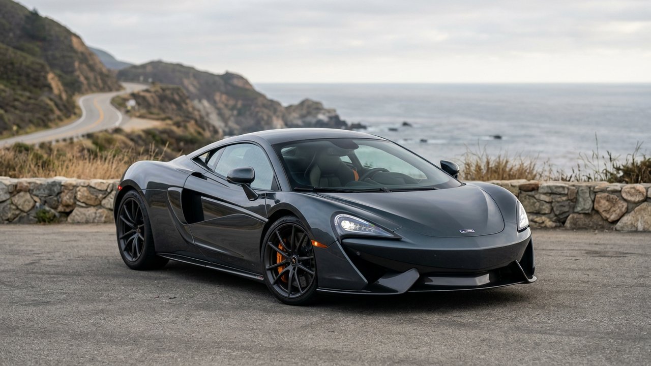 McLaren 570S coupé vue de trois-quarts avant