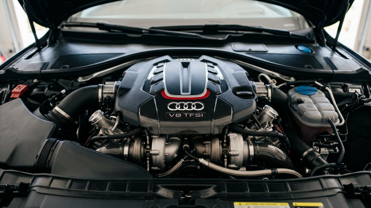 Moteur V8 biturbo de l'Audi RS7 Sportback performance