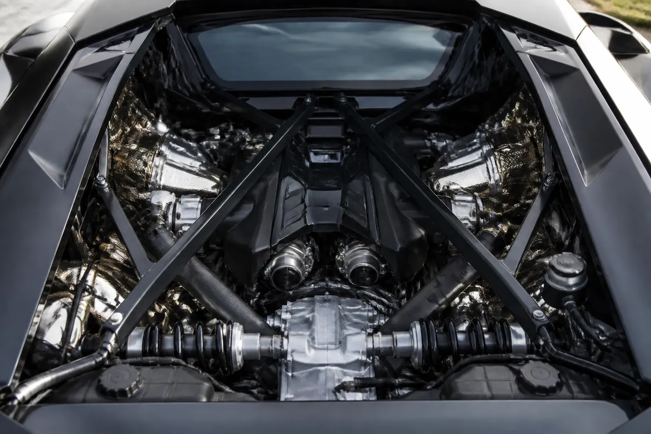 Moteur V8 hybride de la Lamborghini Temerario
