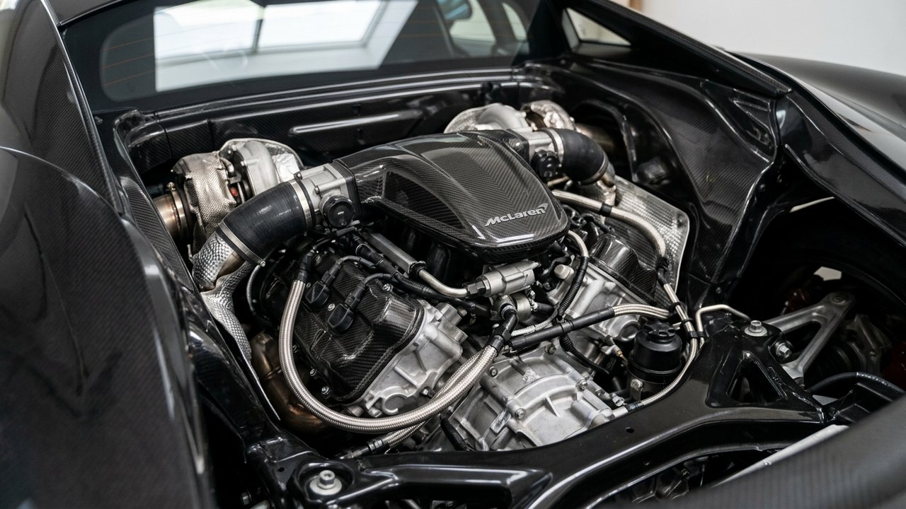 Moteur V8 biturbo 3.8L de la McLaren 570S