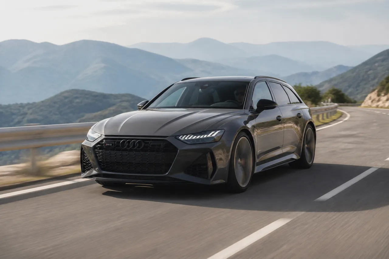Audi RS6 Avant sur route ouverte, pour ses performances