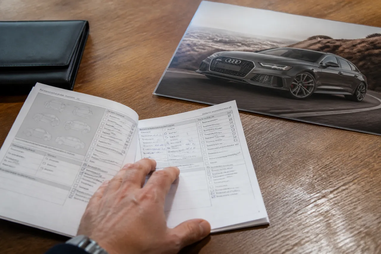 Carnet d'entretien d'une Audi RS6 d'occasion