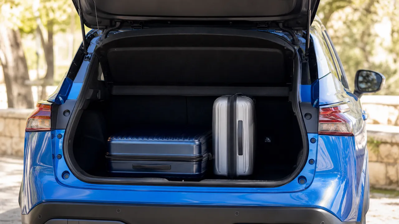 Taille du coffre du Qashqai avec bagages