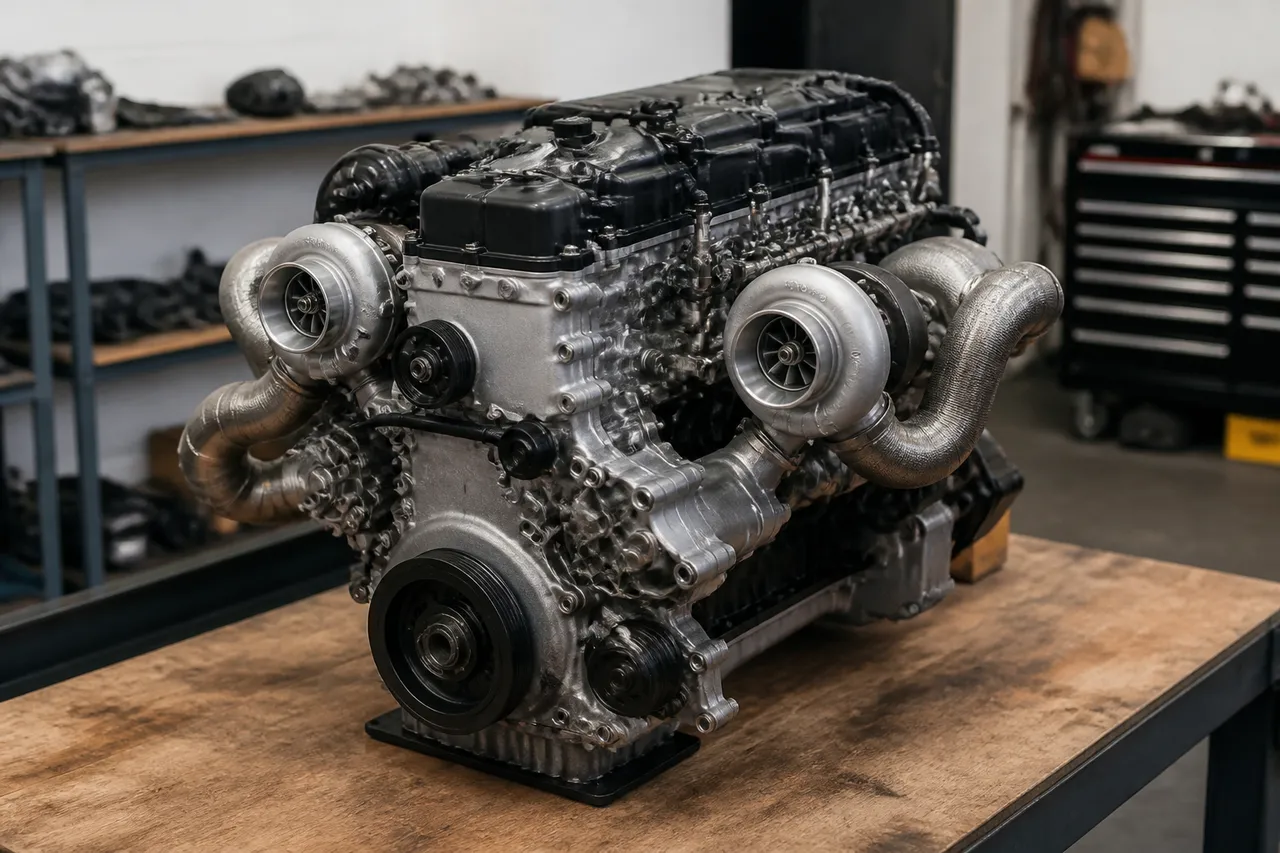 1.6 dCi 160 biturbo à éviter, moteur diesel en atelier